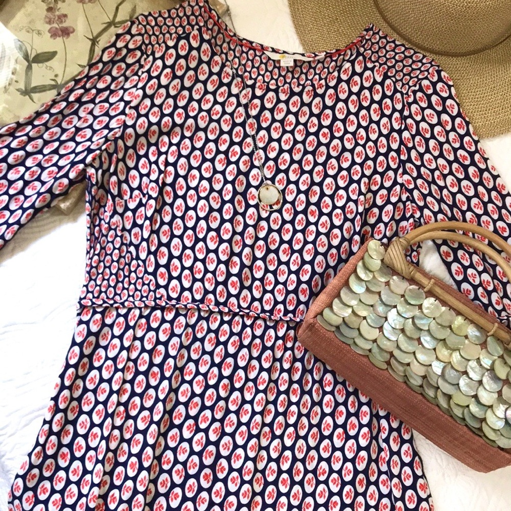 Boden Floral Print Dress